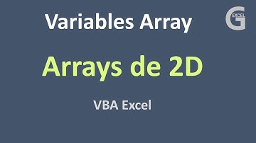 Variables Array de 2 dimensiones en VBA Excel | Incluye función UDF para ReDim Preserve de Arrays 2D