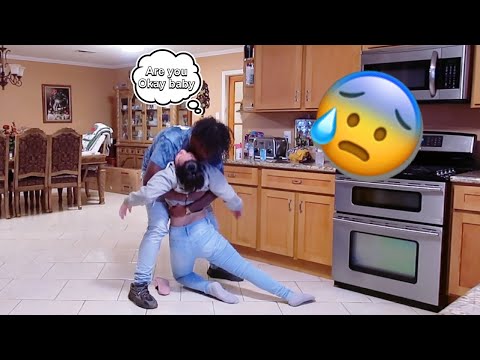 passing-out-into-my-boyfriend's-arms-prank!-*cute-reaction*
