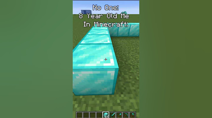 POV: 8 year old me in minecraft