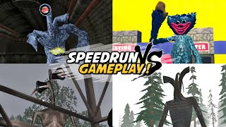 Pipe Head vs Huggy vs Siren Head vs SCP Pipe Head - Gameplay (SPEEDRUN !) screenshot 3