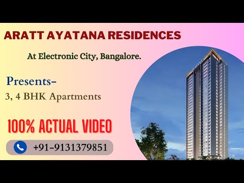 ARATT Ayatana Residences Bangalore | ARATT Ayatana Residences Electronic City | Reviews & Brochure