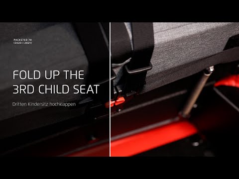 Packster 70 (2020/2021): How to fold up the third child seat 