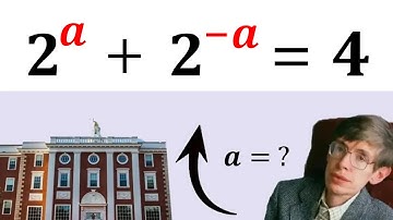 Harvard Entrance Exam Question