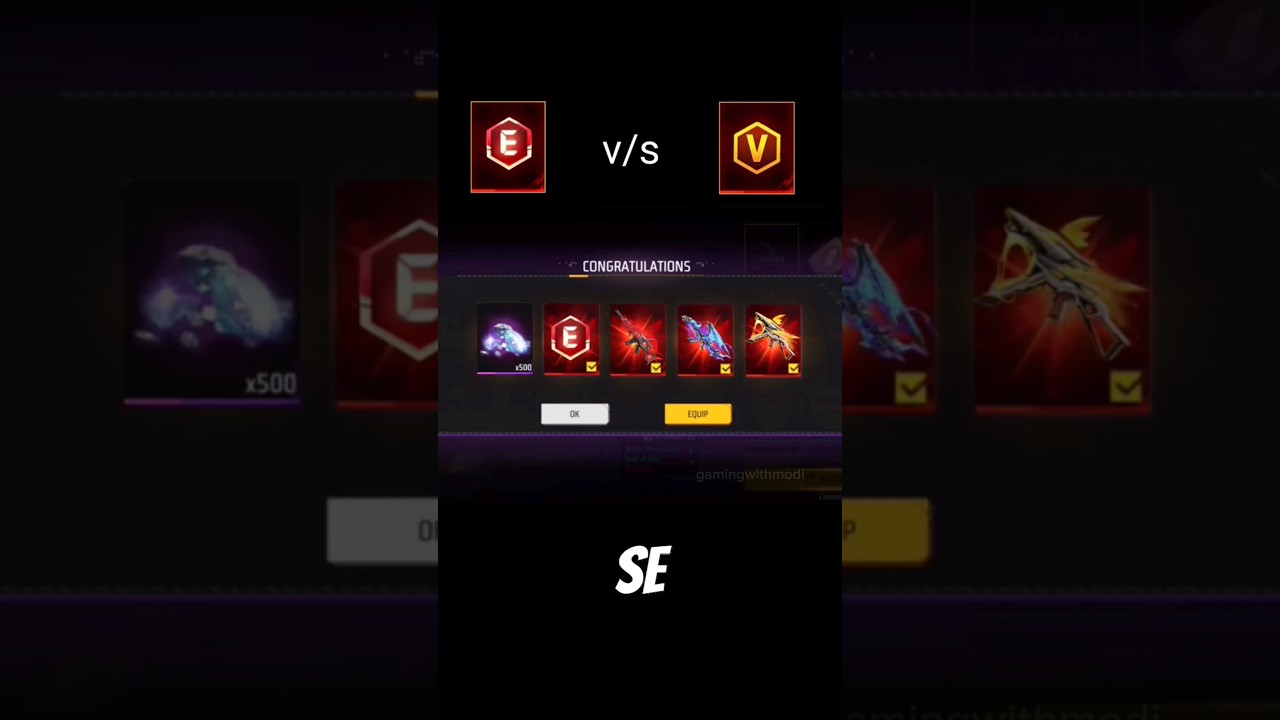 E BADGE FREE FIRE 🥳 