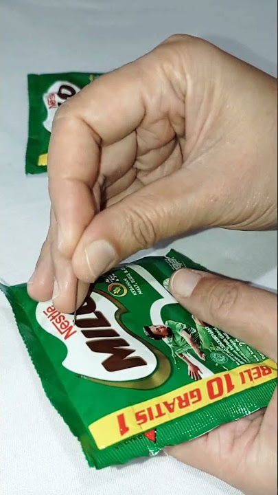 cara membuat permen milo digosok