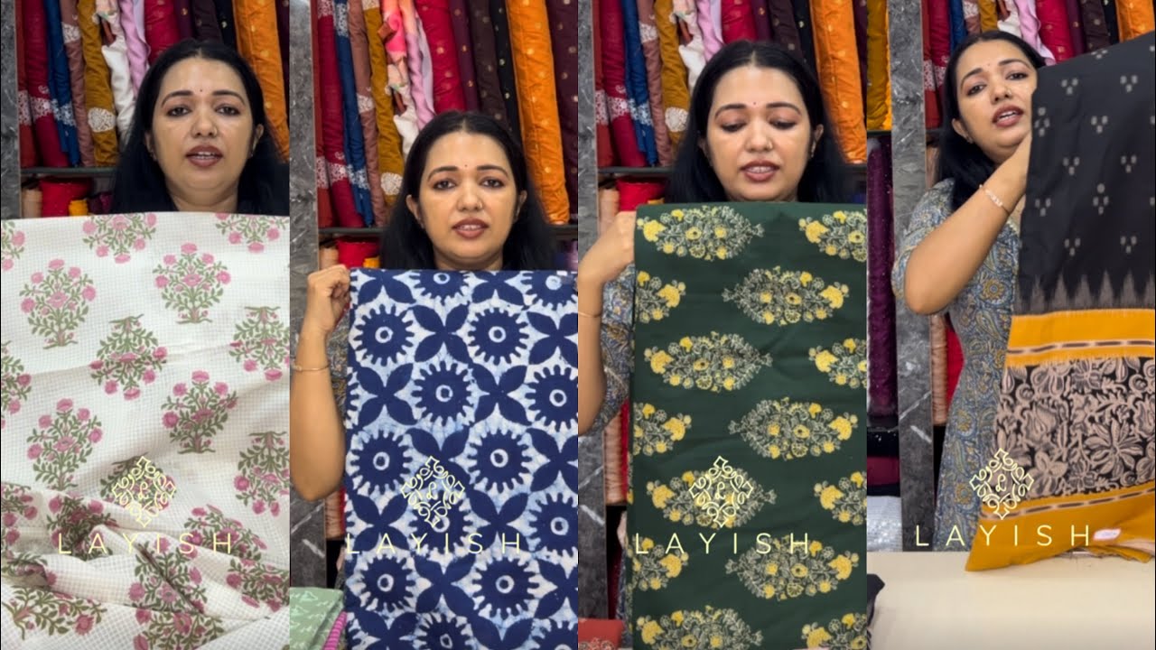 Latest Running material collections #new #design #onlineshopping #cotton #collection #summer #saree 