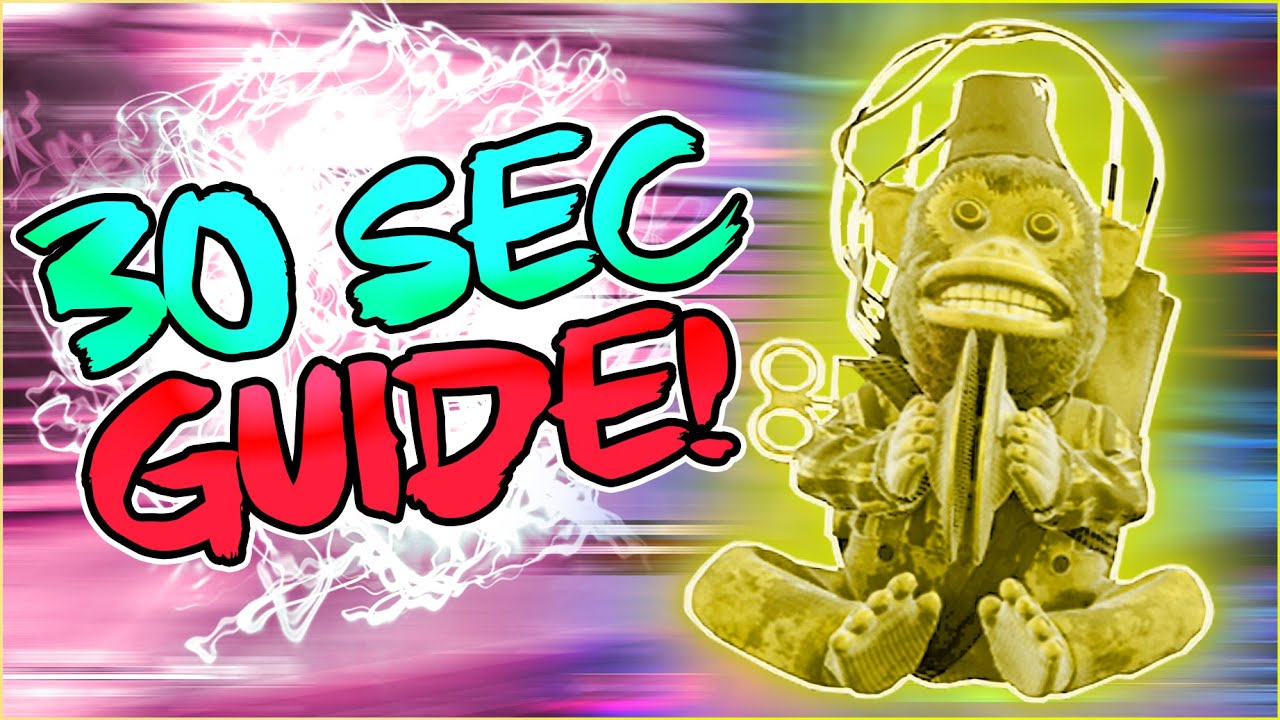 (UNDER 30s) FIREBASE Z *UPGRADED MONKEY BOMB* EASTER EGG GUIDE (COLD WAR ZOMBIES)