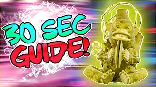 (UNDER 30s) FIREBASE Z *UPGRADED MONKEY BOMB* EASTER EGG GUIDE (COLD WAR ZOMBIES)