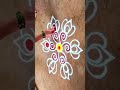 32 dots rangolibeautiful flower  karthigai maatha special dhana creative rangoli