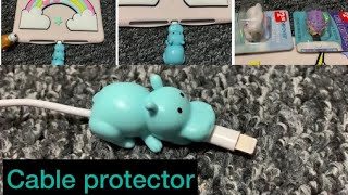Cable protector Review | Charging and Cable protector tutorial | Animal cable protector