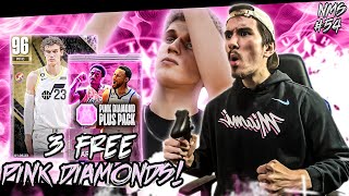 GRINDING FOR 3 *FREE* PINK DIAMONDS IN AGENDAS + LIMITED! | NO MONEY SPENT #54 (NBA 2K23 MyTeam)