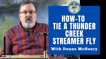 How to tie the Thunder Creek streamer fly