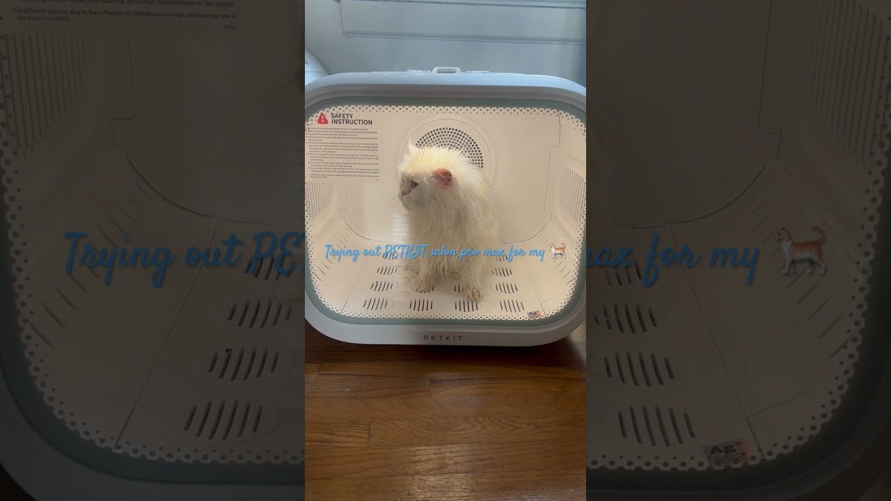 PETKIT pro max salon pet hair dryer! 👍