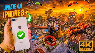 iPhone8Plus😍 Erangel Gameplay 4.4 Update 🔥No Lag &amp; 4k Ultra Graphic 2026😱