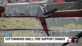 Neighbors gather to thank first responders who battled recent fires