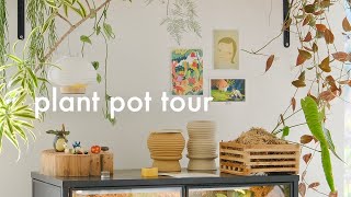 Plant Pot Tour | my ceramics collection