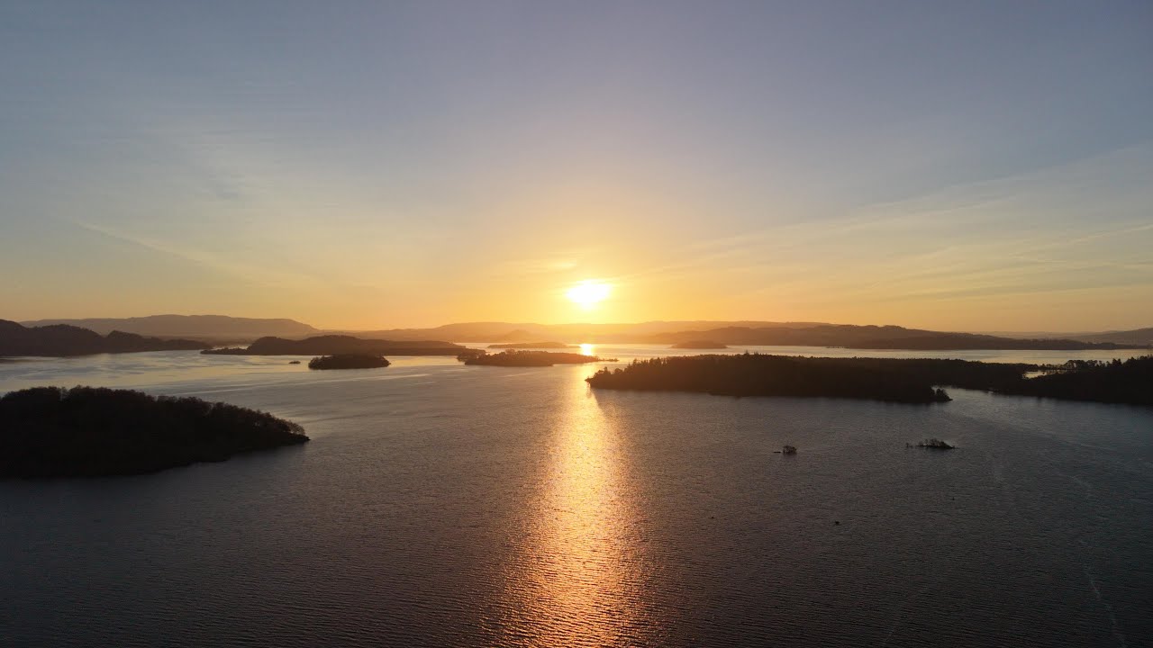 LOCH LOMOND LUSS FLYING Mini 5 pro finding the way to valhalla.