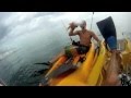 Lionfish hunting on kayaks off key biscayne