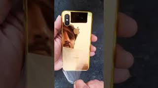 Mi A2 made iPhone X Fully Gold phone Best look screenshot 5