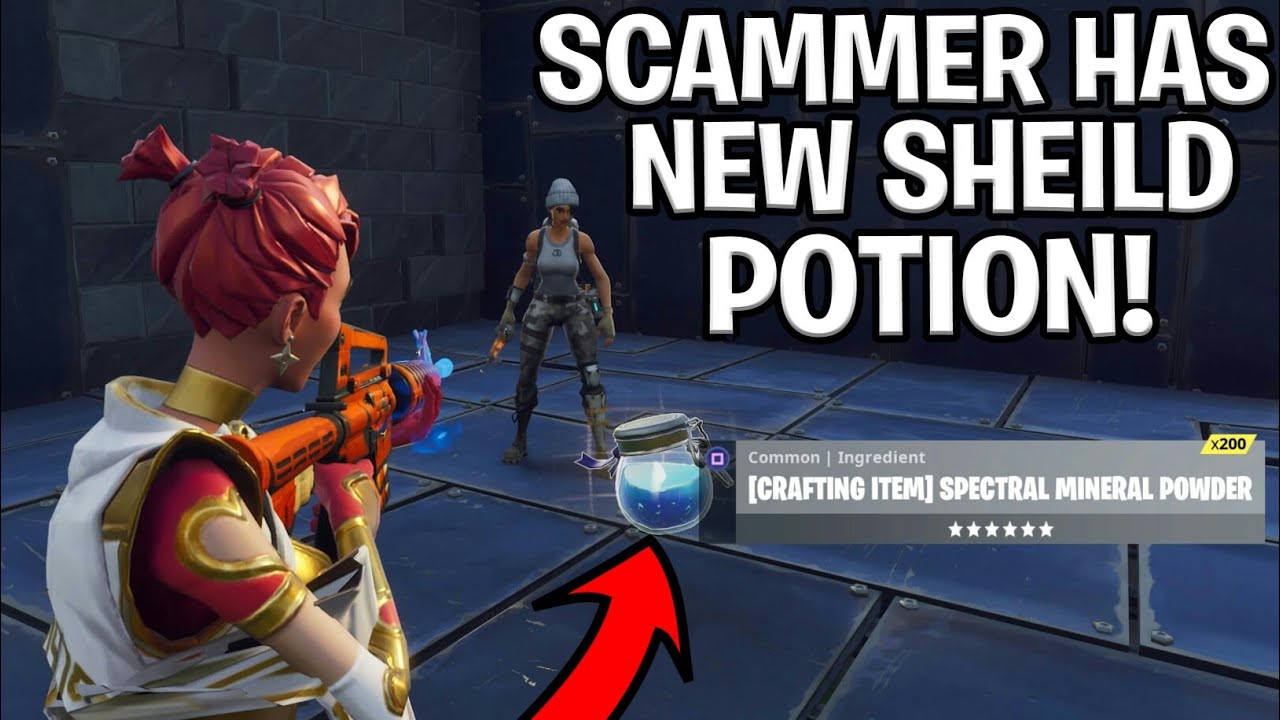 Scammer With Brand New Potion Scams Himself Scammer Gets Scammed - scammer with brand new potion scams himself scammer gets scammed fortnite save the world