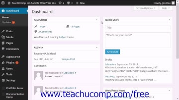 WordPress 4.0 Training Tutorial How WordPress Works