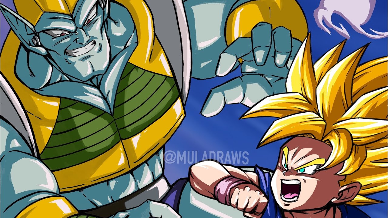 Drawing General Rildo vs Kid Goku from DBGT!🔥🔥💪 - YouTube