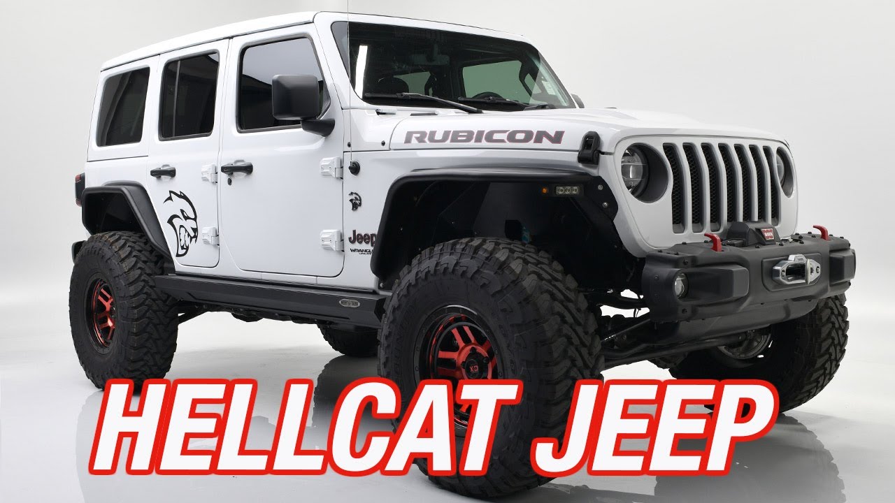 2019 Custom Hellcat Jeep Wrangler - BARRETT-JACKSON - YouTube