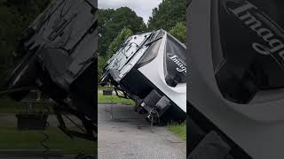 RV Flipped From High Winds #rvlife #stormdamage #camping #rv