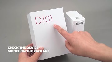 D101 Label Printer Tutorial   How to use D101 label maker & NIIMBOT App