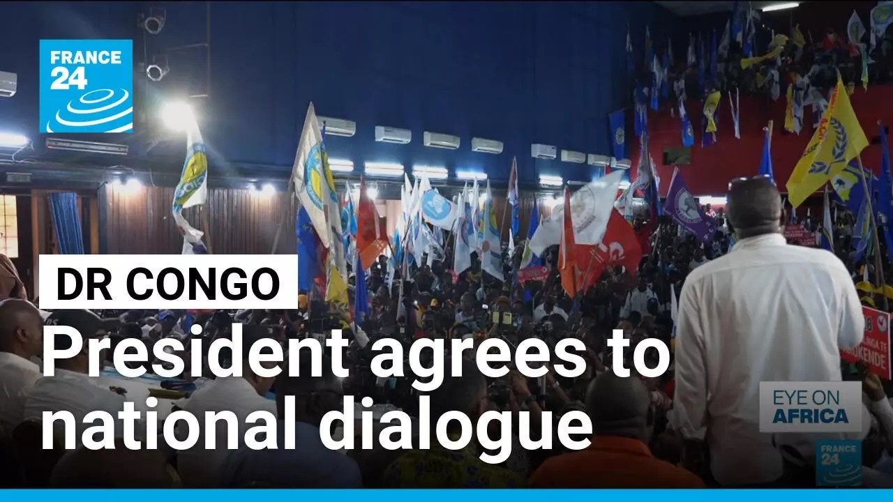DRC president agrees to open national dialogue amid mounting political pressure • FRANCE 24