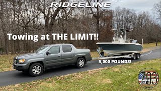 How Does The Honda Ridgeline Tow at MAX CAPACITY?