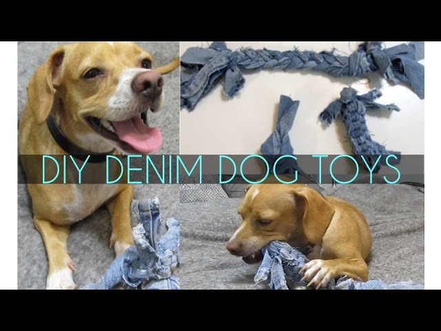 Recycled Denim Dog Tug Toy