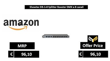 Showtec DB-1-8 Splitter Booster DMX a 8 canali