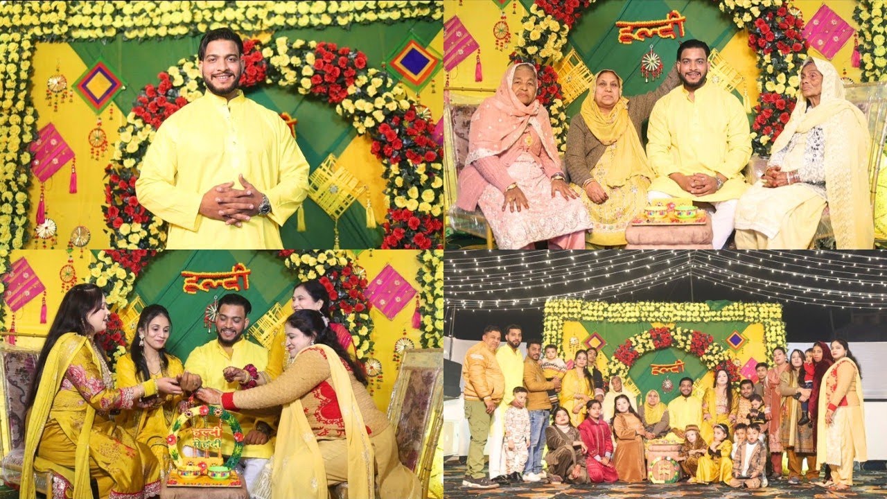Amir Mehwish ki Haldi ❤️🥰