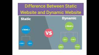 Difference Between Static Website and Dynamic Website