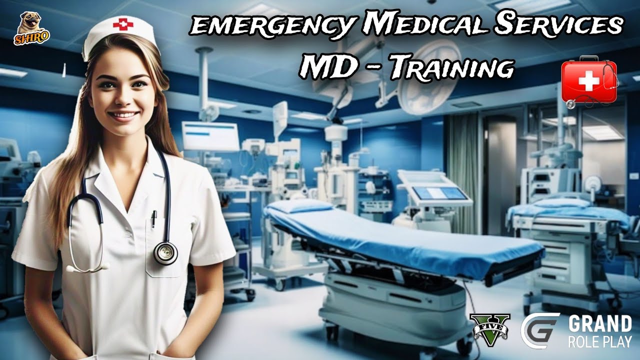 GTA 5 - GRAND RP - Emergency Medical Services - MD Training ...