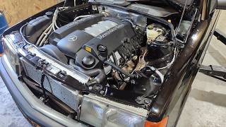 W201 M113 V8 turbo manual 500HP!!  Engine swap Rear Mount turbo !!
