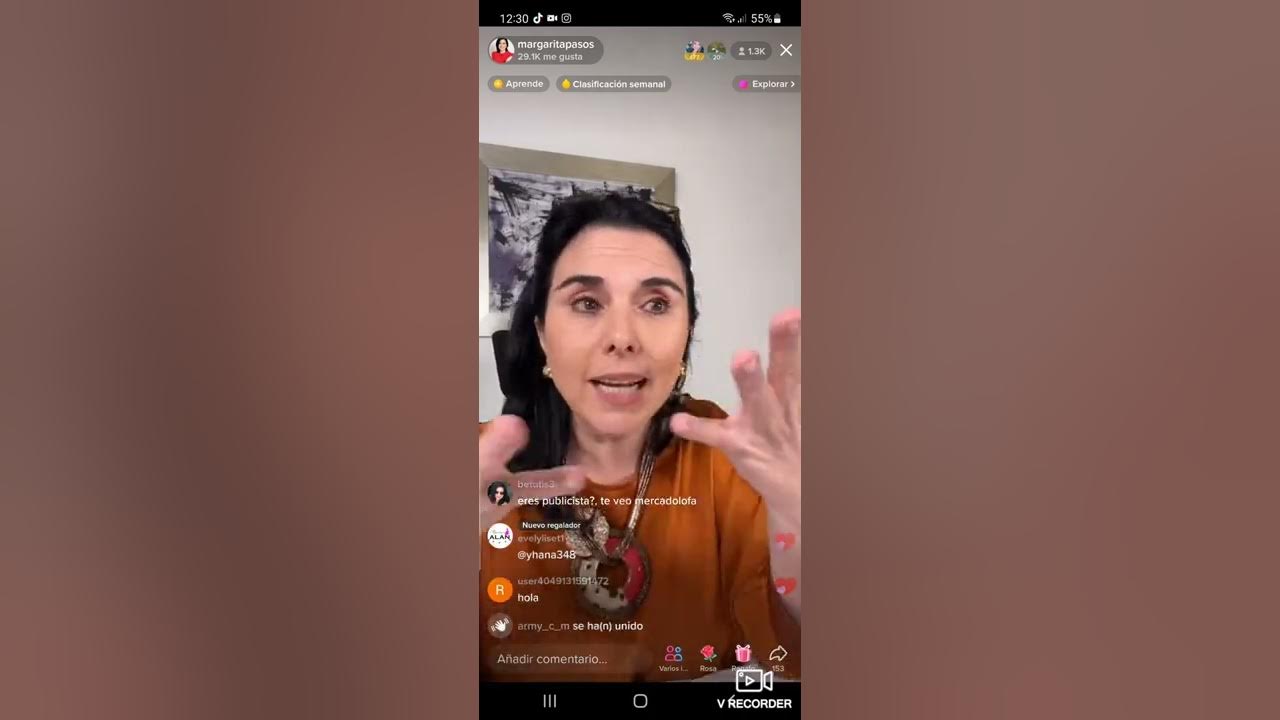 La importancia de hacer redes sociales con Margarita Pasos en tik tok YouTube
