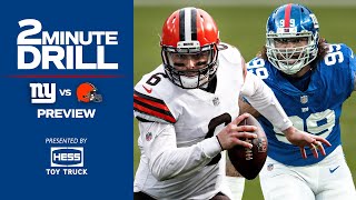 Giants vs. Browns Week 15 Preview; Daniel Jones' Injury Status | New York Giants