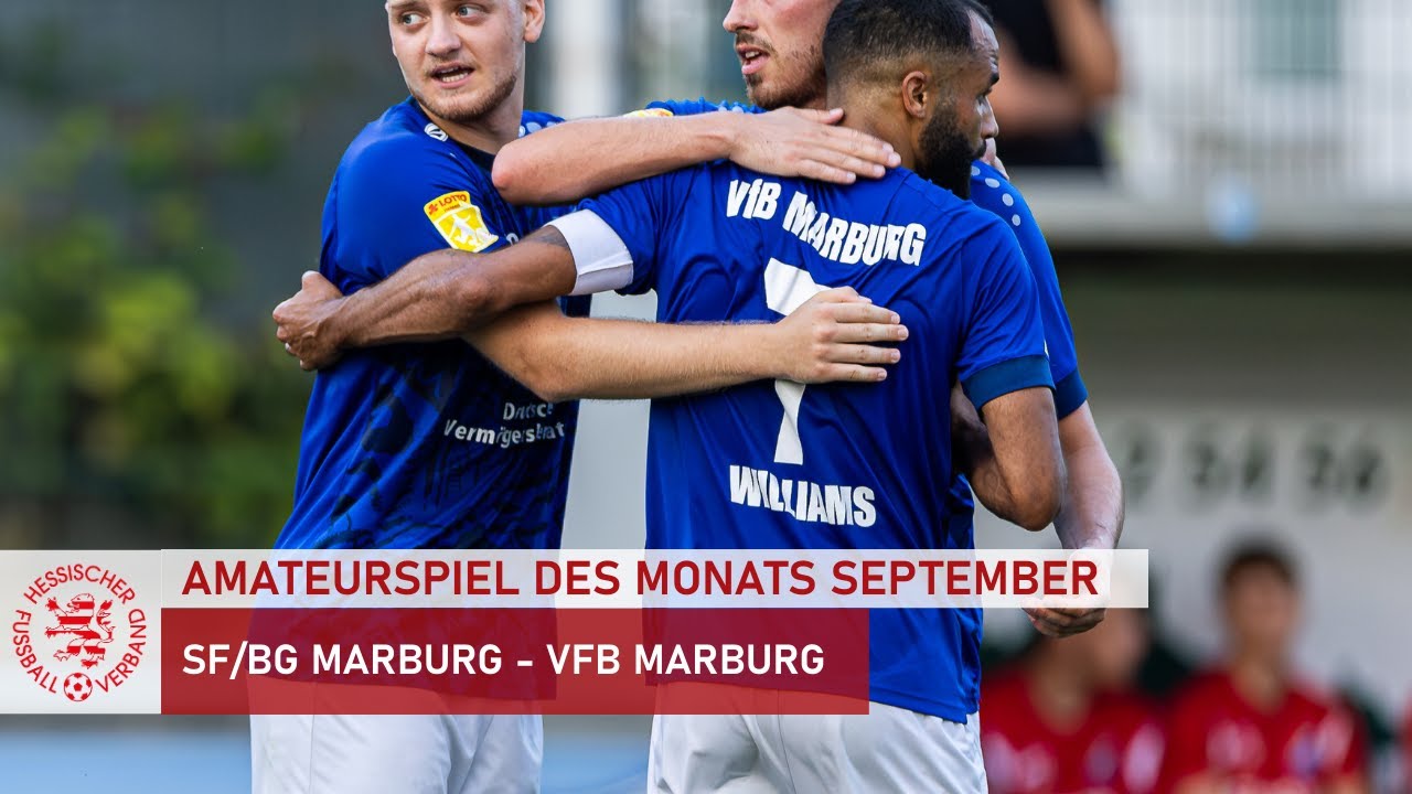 Amateurspiel des Monats | September 2025 | SF/BG Marburg -  VfB Marburg