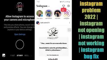 Fix instagram problem 2022 | instagram not opening | instagram not working | instagram bug fix