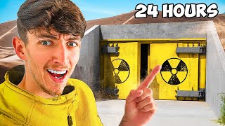 I Spent 24 Hours In Underground DOOMSDAY Bunker!