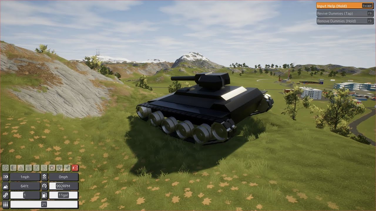 Brick Rigs v1.7 Tank build (Tank Tracks) - YouTube