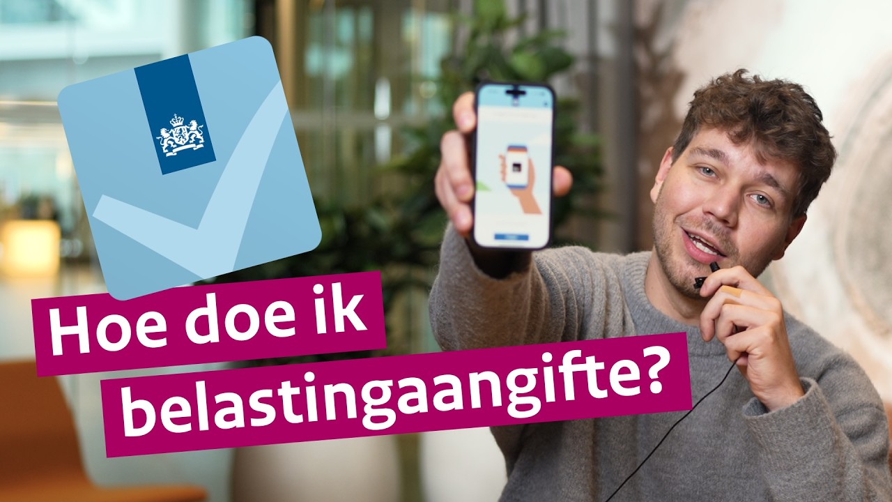 Hoe doe ik belastingaangifte met de app? - YouTube