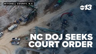 NC DOJ seeks court order against company for mining violations