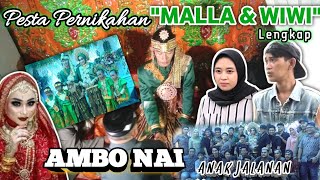 AKAD NIKAH PESTA PERNIKAHAN MALLA WIWI | ambo nai anak jalanan | TIMUR KOTA KOMEDI BUGIS VIRAL 2022