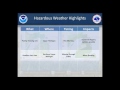 Hazardous Weather Briefing for Sunday, April 20th, 2014