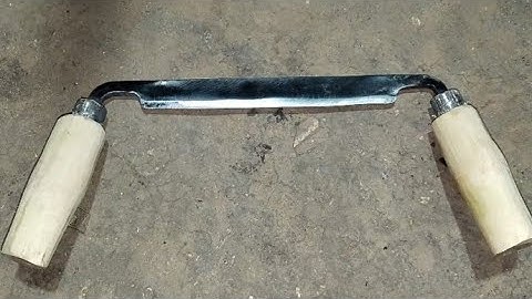 Forging a simple drawknife .#forging #blacksmithing 