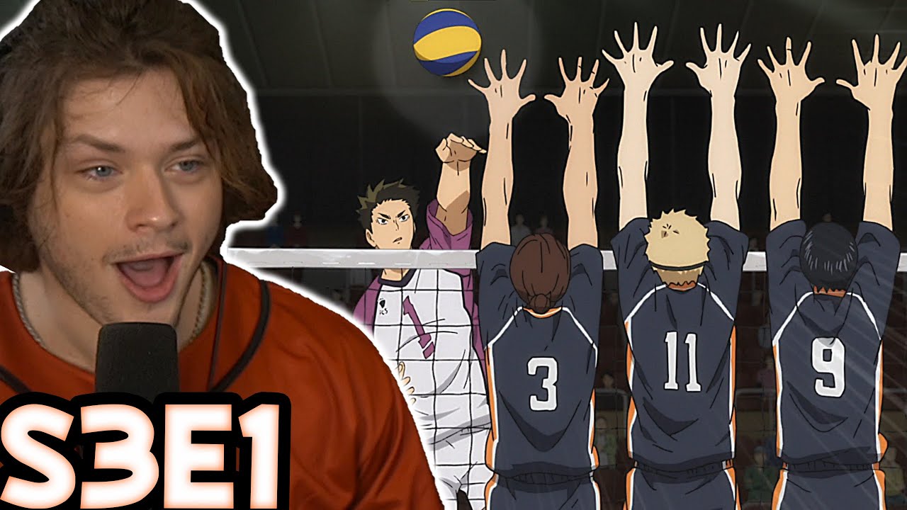 Karasuno vs Shiratorizawa! Haikyuu Season 3 Episode 1 & 2 REACTION 