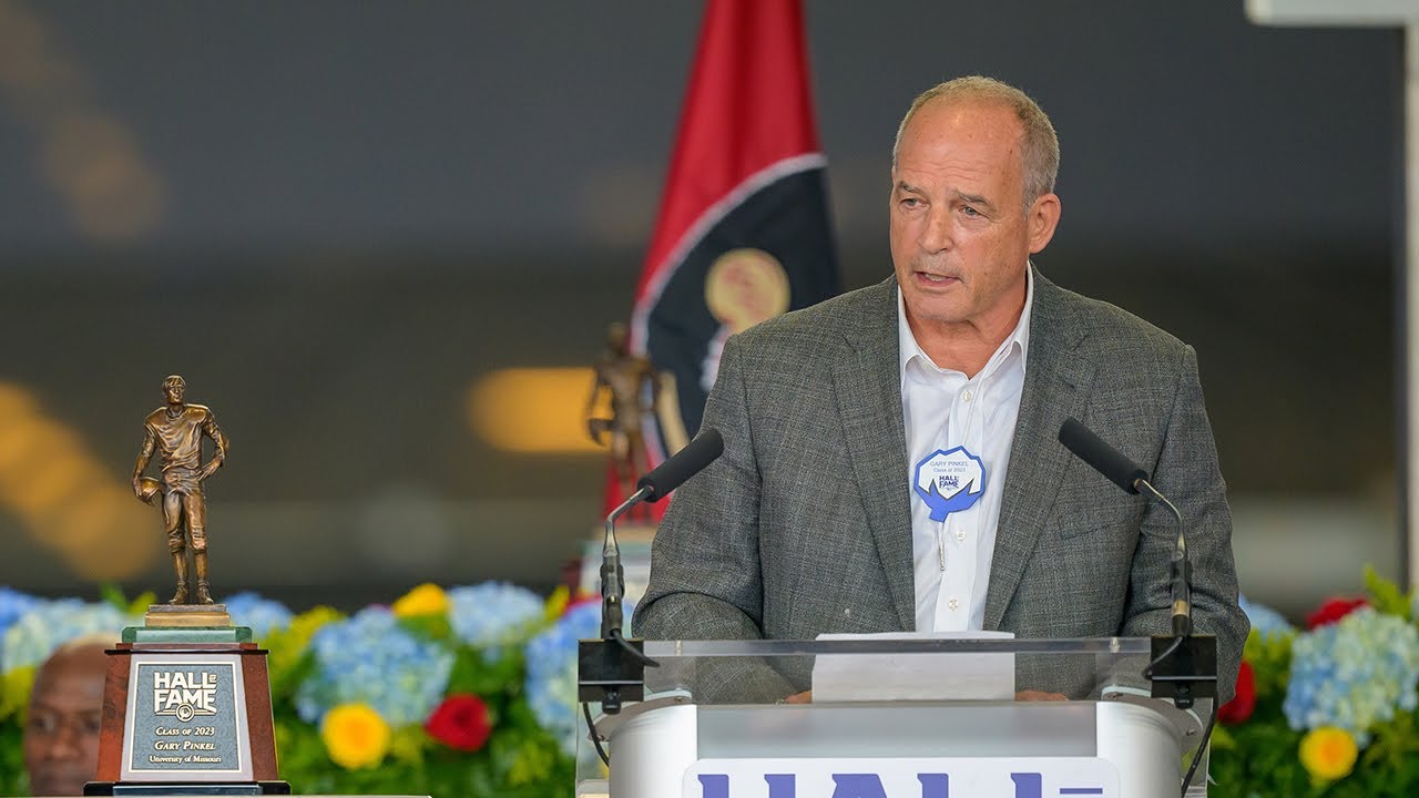 Coach Gary Pinkel Cotton Bowl HOF Speech YouTube
